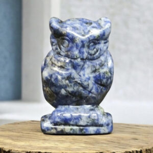 Chouette en Sodalite