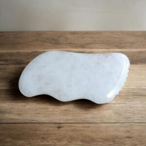 Pierre de Massage  Gua Sha en Quartz Rose
