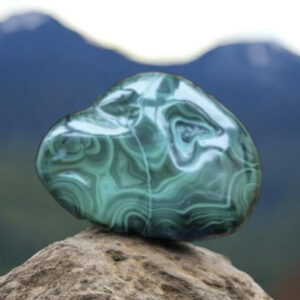 Forme libre Malachite veinée Chrysocolle