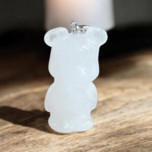 Pendentif Ours en Cristal de Roche