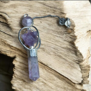 Pendule Améthyste- Merkaba