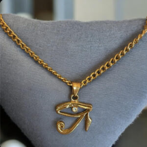Pendentif Oeil d’Horus en laiton 2