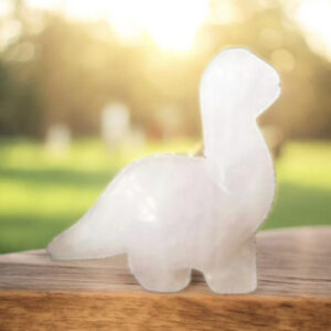 Dinosaure en Quartz Rose