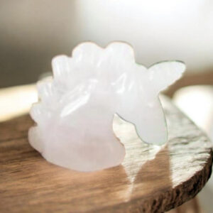 Licorne en Quartz Rose