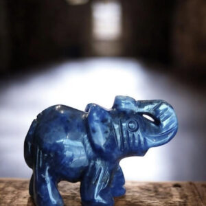 Éléphant en Lapis Lazuli