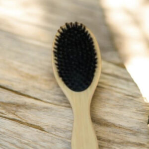 Brosse à cheveux en bambou et poils de sanglier