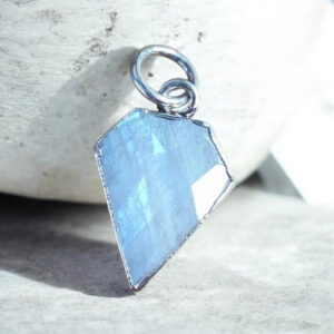 Pendentif Pierre de Lune et Argent 2