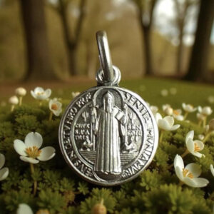 Médaille de Saint Benoit - Argent 925