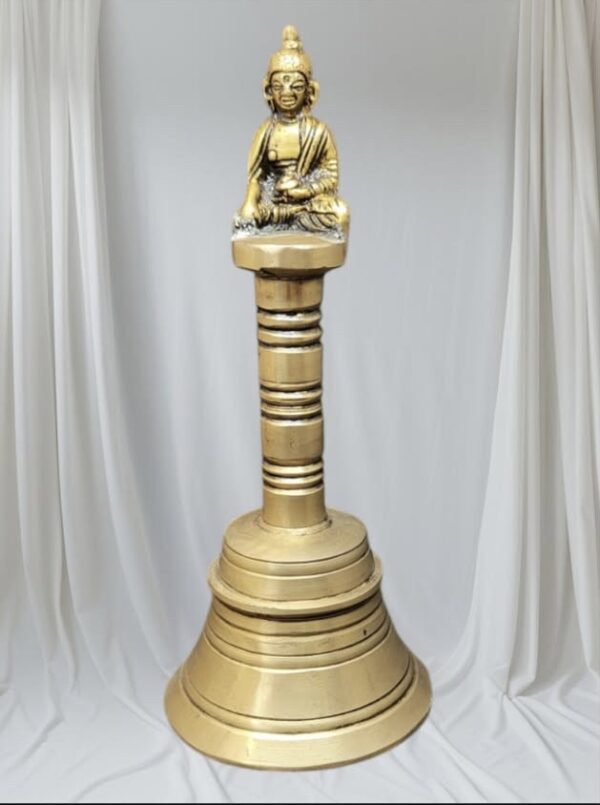 Cloche en Bronze avec Bouddha