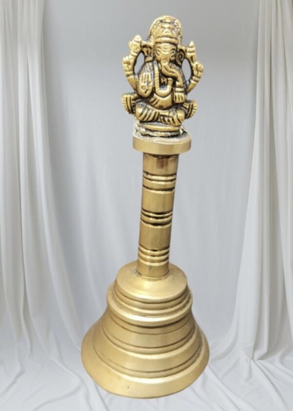 Cloche en Bronze avec Ganesh