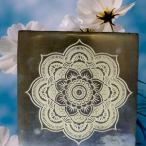 Porte Encens Mandala en Stéatite