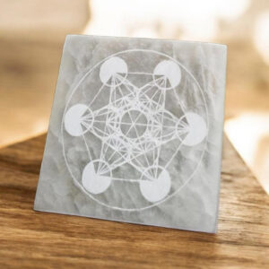 Plaque de Rechargement-Métatron en Selenite