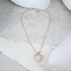 Collier Coeur Pierre du Soleil