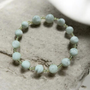 Bracelet Pierre de Lune Verte et Péridot