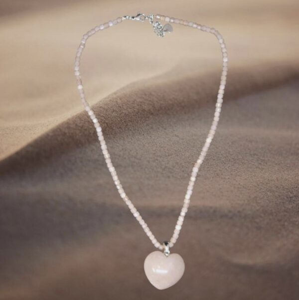 Collier Coeur Pierre du Soleil