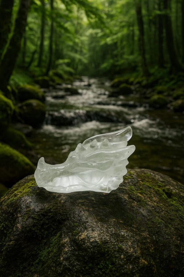 Dragon en Cristal de Roche