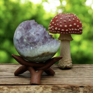 Sphère en Améthyste avec Support