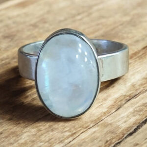 Bague en Pierre de Lune & Argent