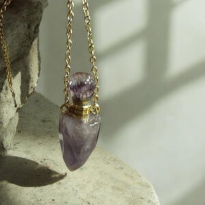 Pendentif Fiole en Améthyste