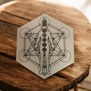 Planche Bois de Guérison Métatron et Chakras