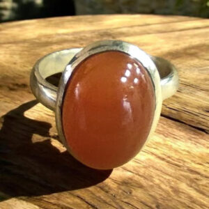 Bague en Cornaline  et argent